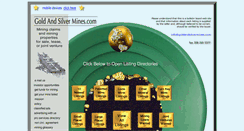 Desktop Screenshot of goldandsilvermines.com